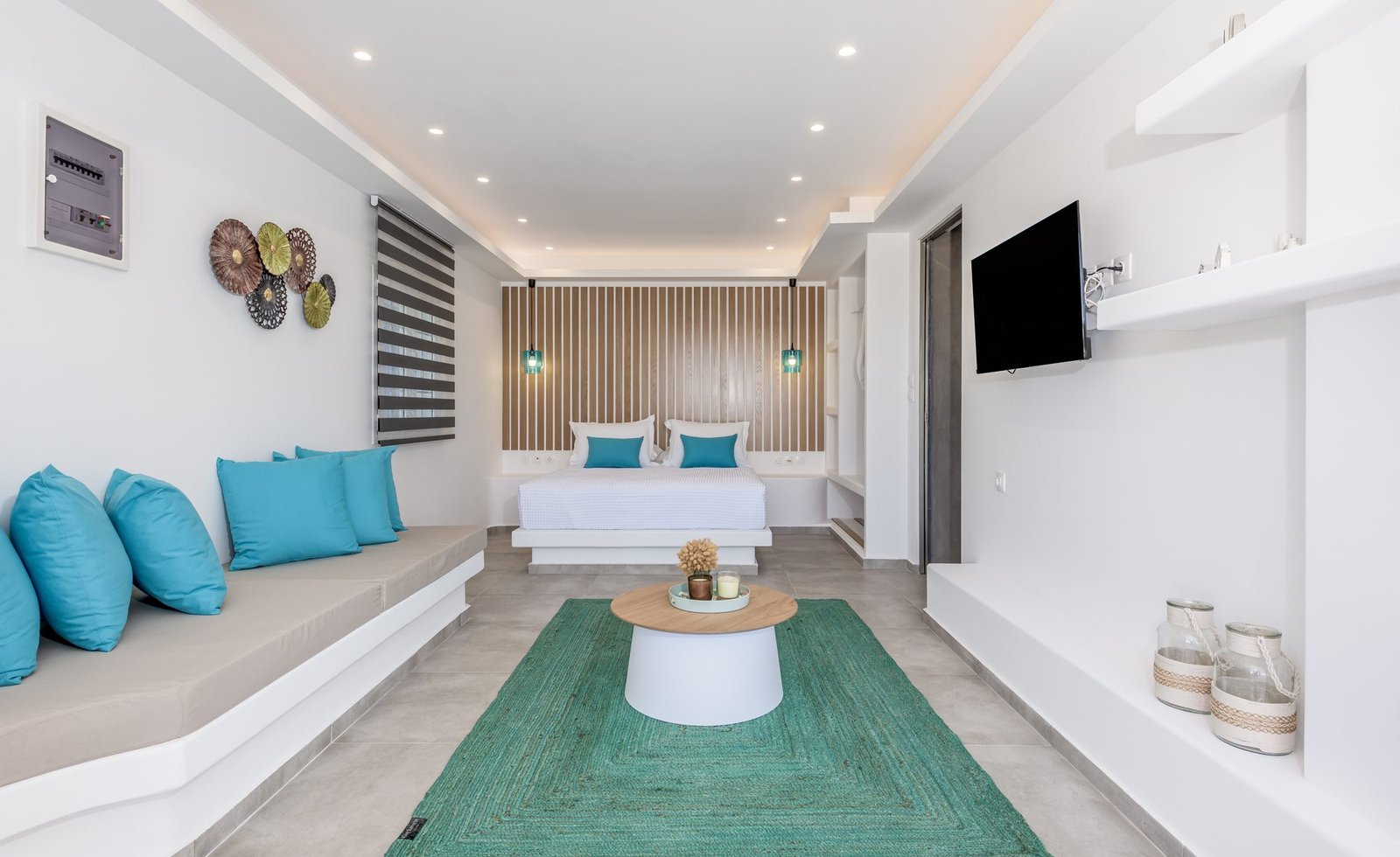 The suite seen end to end